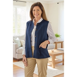 Gilet sans manches matelassé Marine - taille M