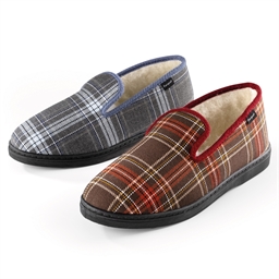 Pantoufles Gardon Marron/bordeaux - taille 39