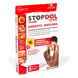 Lot de 5 patchs "Stopdol"