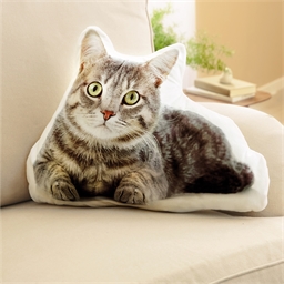 Coussin forme de chat