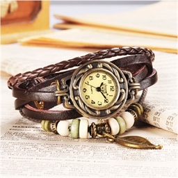 Montre bracelet Fantasia marron ou vert