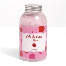 Sels de bain 450g Rose