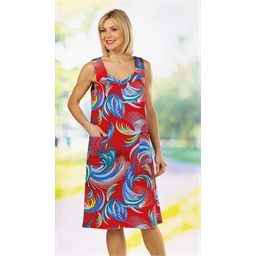 Robe tropicale Bleue - taille M