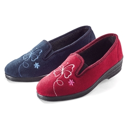 Chaussons Butterfly rouge ou marine