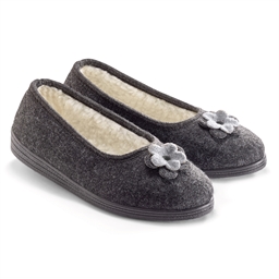 Chaussons Ballerina gris