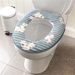 Coussin siège de toilette fleurs