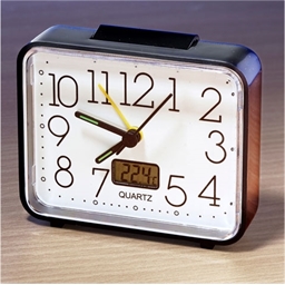 Réveil phosphorescent grands chiffres