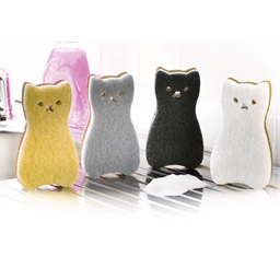 Lot de 4 éponges chat