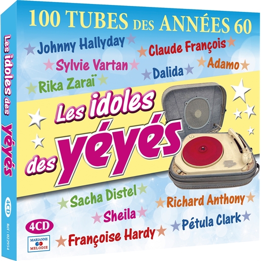4 cd les idoles des yeyes