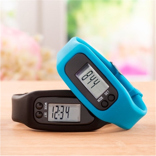 Montre podomètre Noire / Bleue