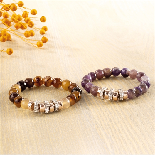 Bracelet extensible pierres au choix