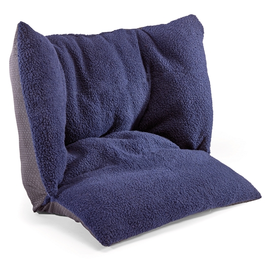 Coussin détente bleu
