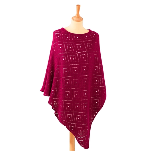 Poncho maille