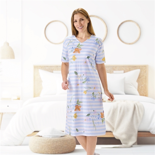 Chemise de nuit imprimée fleurie - taille M