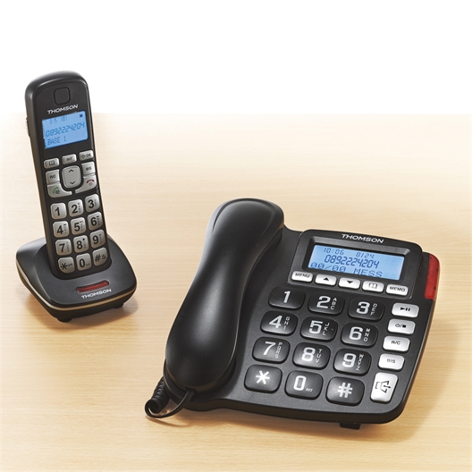 Téléphone combi noir Thomson