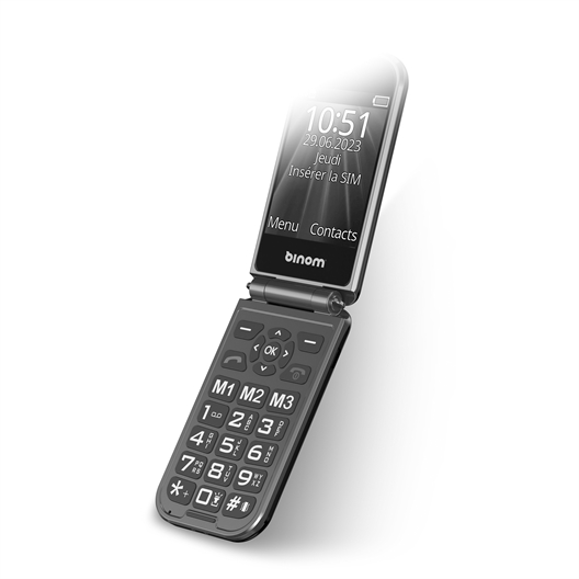 Téléphone mobile à clapet 4G