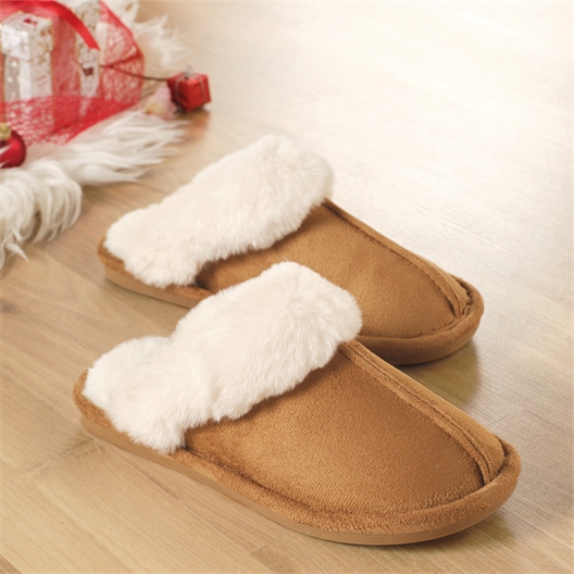 Pantoufles fourrées