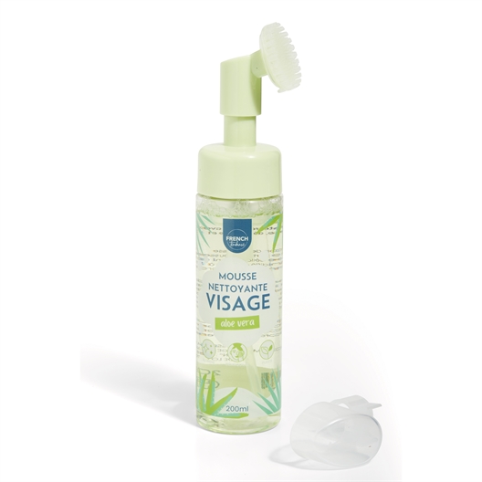 Mousse nettoyante visage aloe vera 200ml