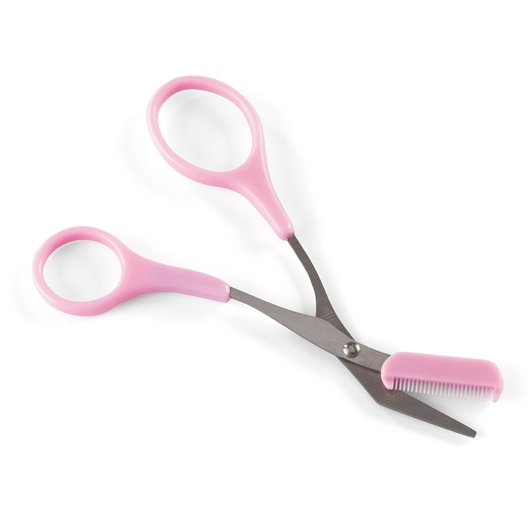 Ciseaux peigne à sourcils