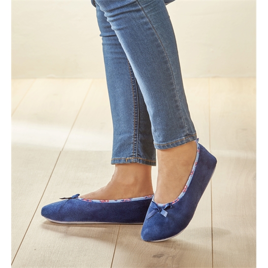Ballerines bleues