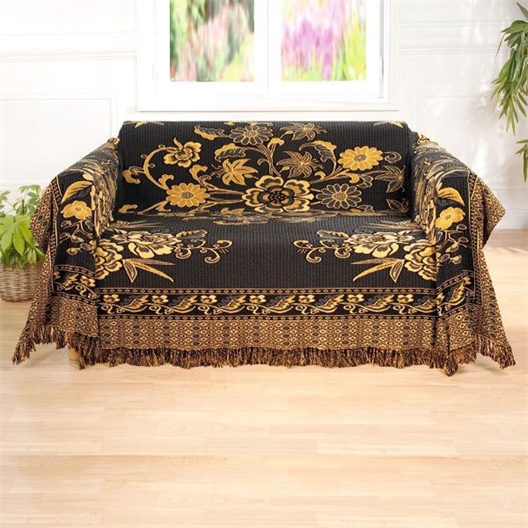 Jeté de canapé réversible