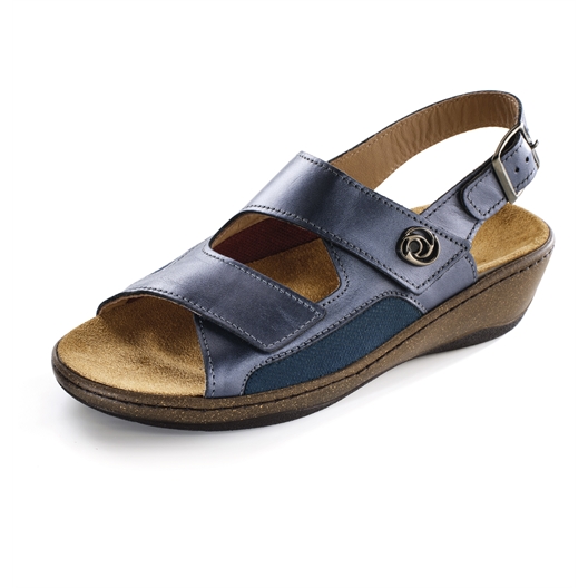 Sandales Hilda Pédilège Bleu taille 36 Confort Vie