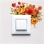 Lot de 2 stickers fleurs interrupteur