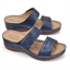 Mules ajourées Mahée Marine - taille 36