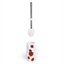 Brosse de toilette imprimé roses
