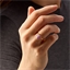 Bague ajustable Améthyste