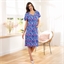 Robe poches plaquées coton Imprimée - taille M