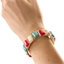 Bracelet coloris doré fantaisie pierres