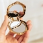 Miroir de poche forme rose