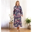 Robe de chambre matelassée marine