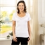 Tee-shirt dentelle blanc